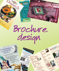 Brochure and leaflet design